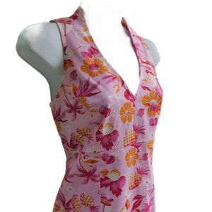 Vintage Boston Proper Dress Plantation Princess Seams A Line Back Zipper USA 6